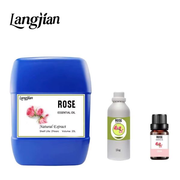Pure Natural Rose Essential Oil for Skin Care Massage Oil