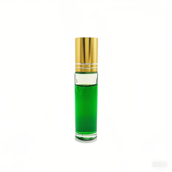 Fengyoujing -Rollerball Glass Bottle Containing Pure Menthol Oil for Soothing Headaches, Dizziness and Alleviating Muscle Pains