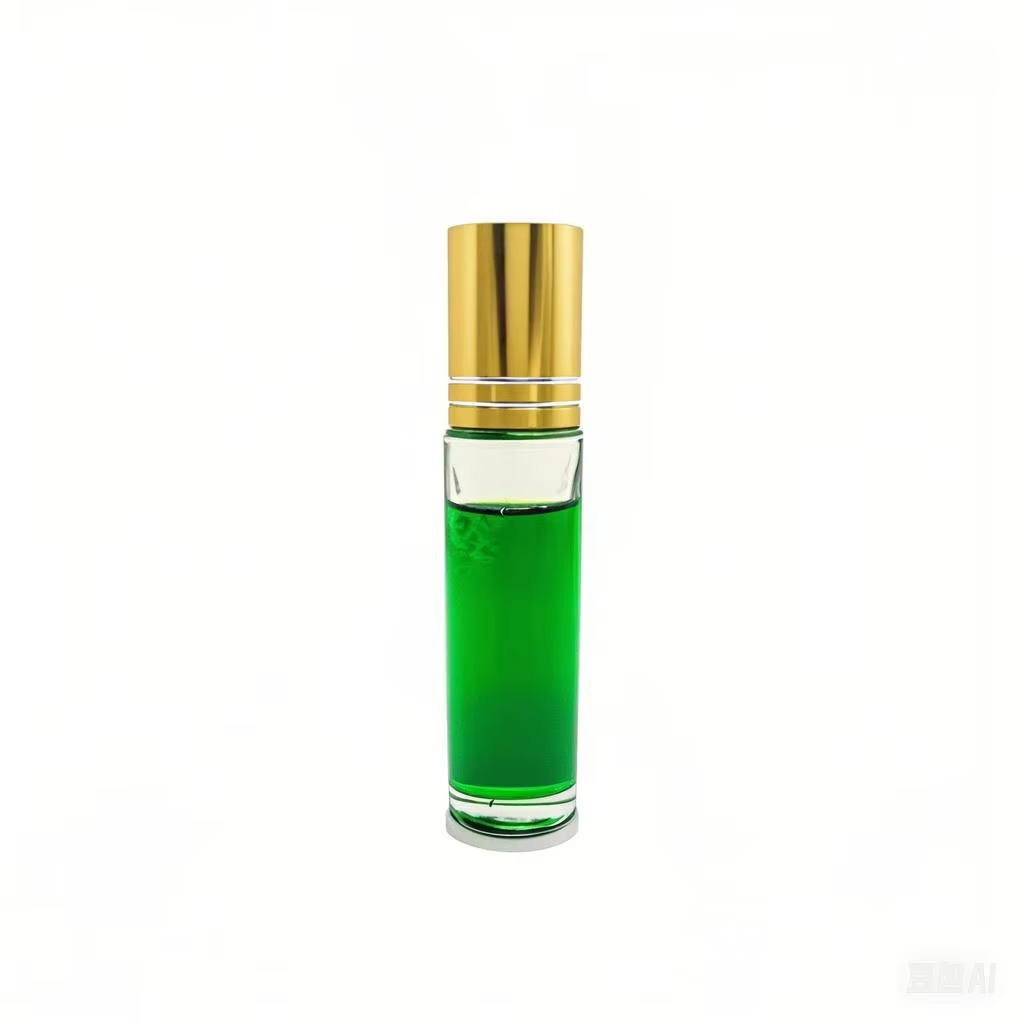 Fengyoujing -Rollerball Glass Bottle Containing Pure Menthol Oil for Soothing Headaches, Dizziness and Alleviating Muscle Pains