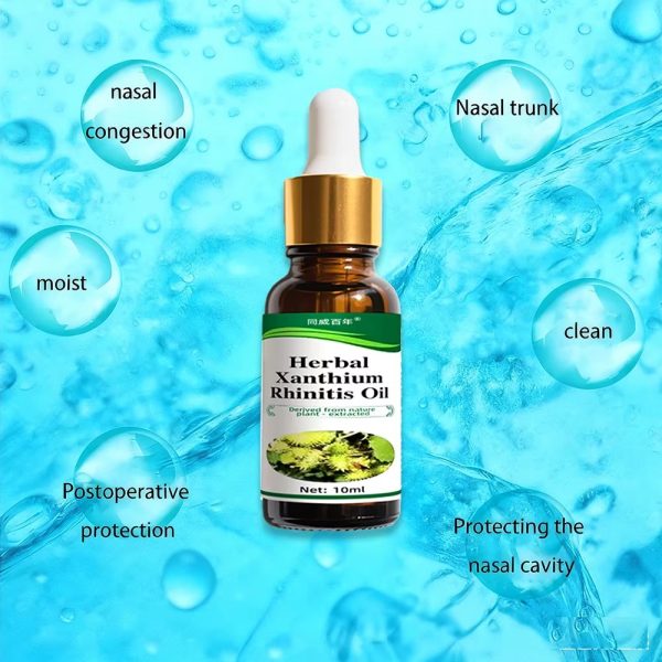 Pure Plant Extract Herbal Essential Oil Xanthium Oil for Massage and Skincare Runny Nose Rhinitis