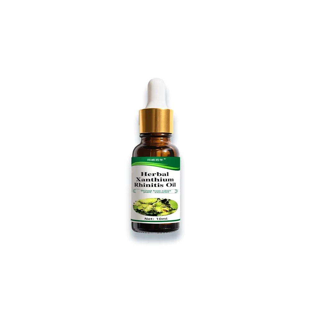 Pure Plant Extract Herbal Essential Oil Xanthium Oil for Massage and Skincare Runny Nose Rhinitis