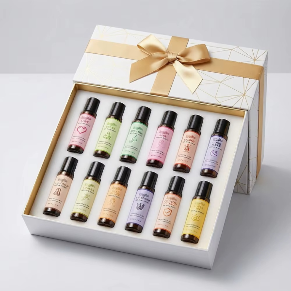 Customized Aromatherapy Breathe Energy Guard Focus Good Sleep Lavender love Relax Rose Sandalwood Vanilla Castor Sleep Tranquil