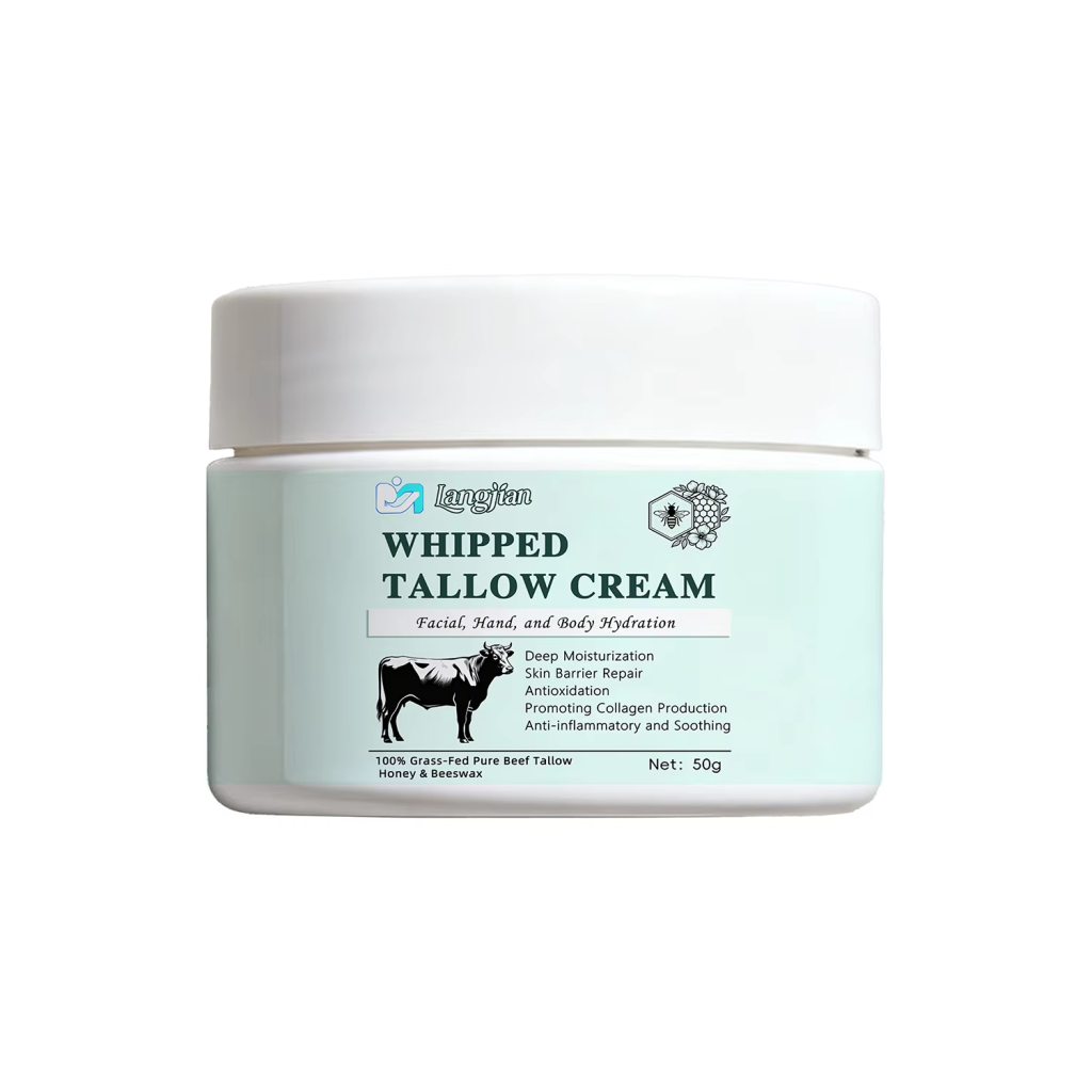 Natural Grass Fed Beef Tallow & Honey Balm Skin Care Products Face Moisturizer