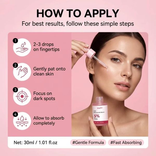 5% TXA Niacinamide Serum Brightens Skin Tone